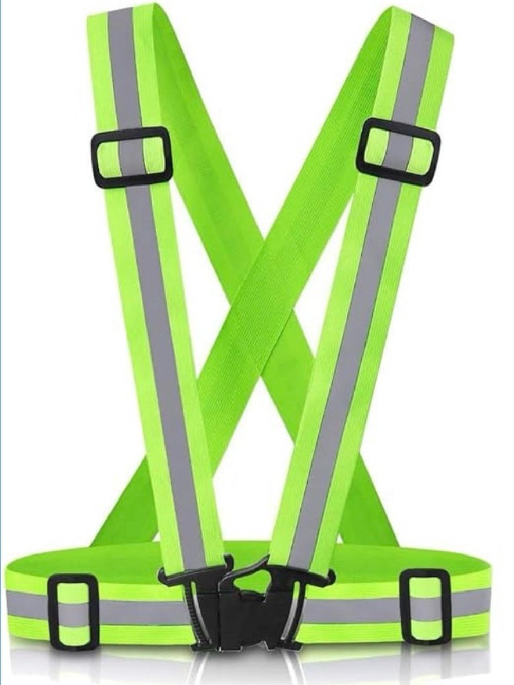 NWOT-High Visibility Yellow Reflective Vest For Running, Walking, Cycling, More